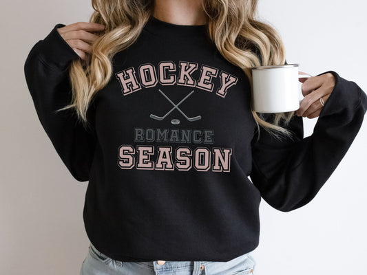 Hockey Romance Season Sweatshirt | Sports Romance Book Gift | Hockey Book Lovers Crewneck | Gift for Reader | Hockey Mom Sweatshirt