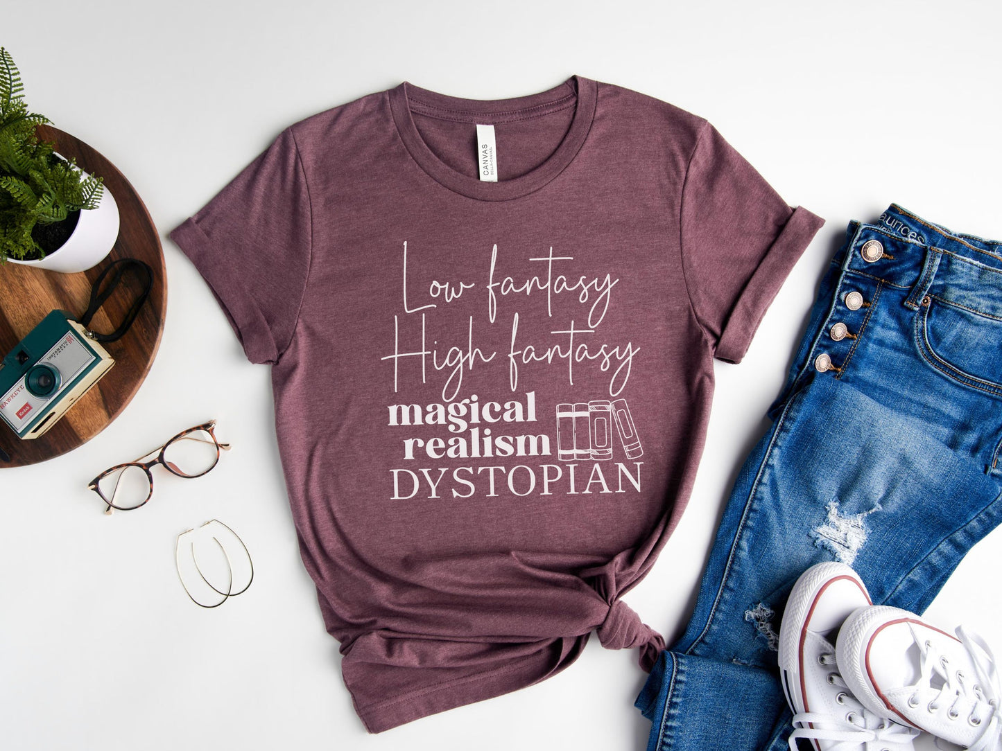 Fantasy Book Shirt, Magic Reader Gift, Dystopian Reader Shirt, Novel Genre Shirt, Author Shirt, Writer Gift